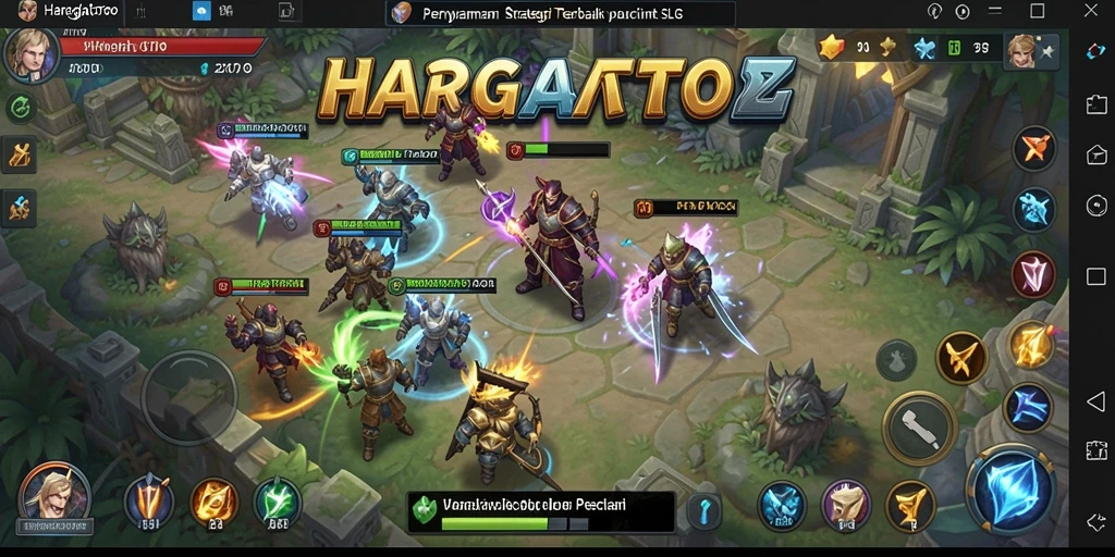 Gameplay HARGATOTO yang seru dan penuh strategi.