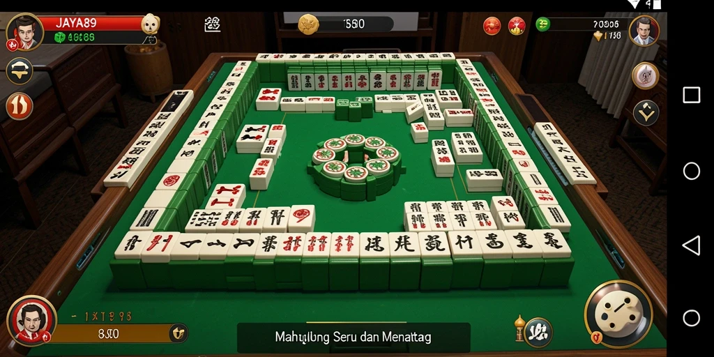 Tampilan gameplay JAYA89 dengan desain ubin yang menawan.